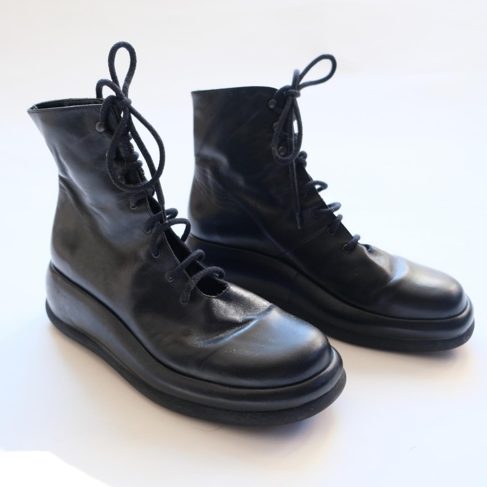 Espace Robert Clergerie platform lace up boots